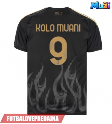Lacne Muži Futbalové dres Juventus Randal Kolo Muani #9 2026-27 Krátky Rukáv - Tretina
